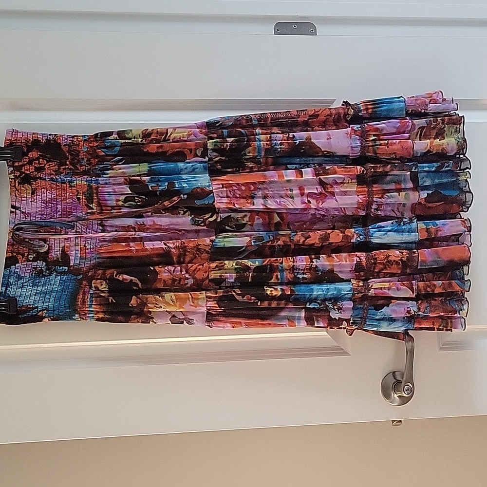 Venezia Strapless dress multicolor summer dress